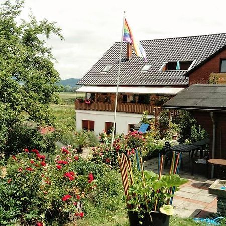 Ferienwohnung Mit Weserblick Und Kamin Hessisch Oldendorf Exterior foto